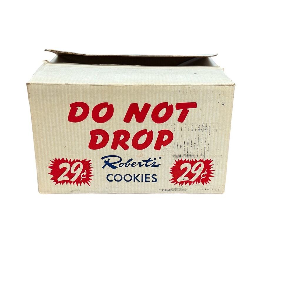 RARE!! Vintage, Roberts Cookies 29 cents, Antique Box?